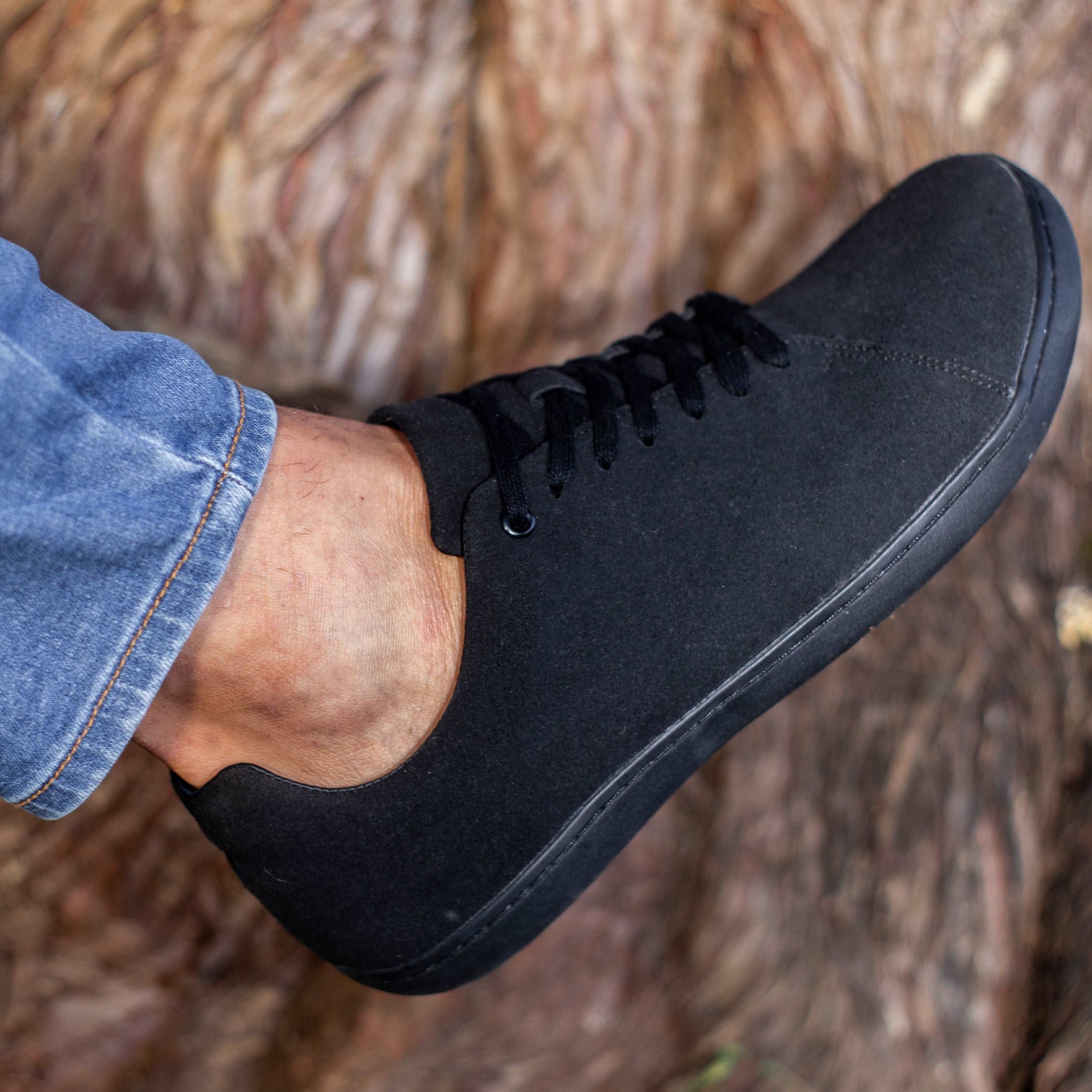 Bareshoes Casual Suede - Black